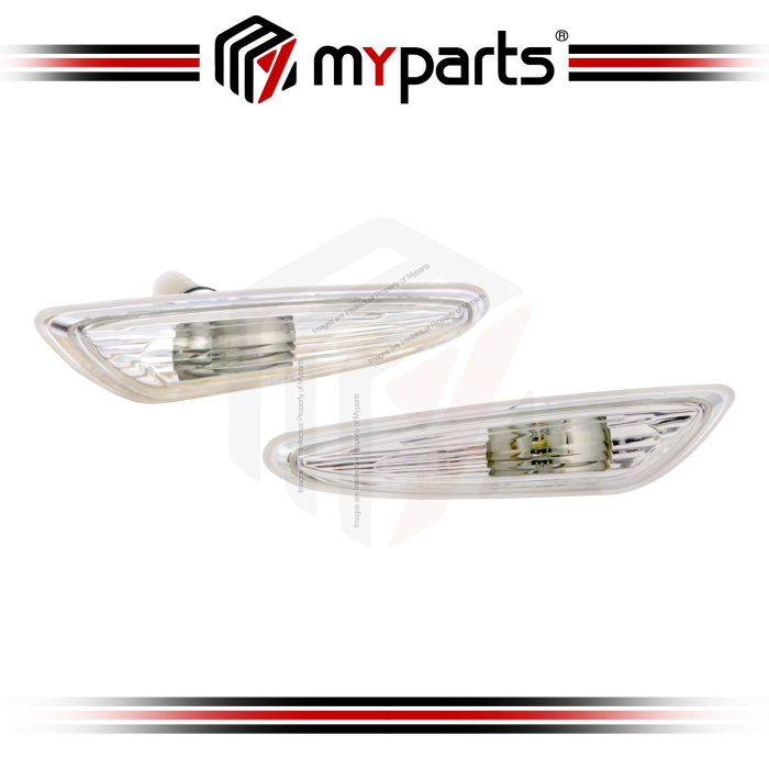 TYC Taiwan Fits BMW 3 Series E46 Sedan Facelift 2001~2005 Fender Side Maker Indicator Signal Lamp | Set LH Left Hand Side + RH Right Hand Side