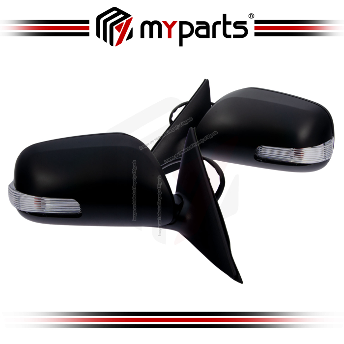 TYC Toyota Camry ACV40 2006-2012 Electric Side Door Mirror (With Signal With Auto Flip 7 Pins) | Set LH LHS Left (Passenger) +  RH RHS Right (Driver)