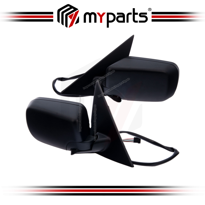 Myparts BMW 3 Series E46 Sedan 1998~2005 Electric Power Heated Side Door Mirror Assembly | Pair LH Left (Passenger) + RH Right (Driver)