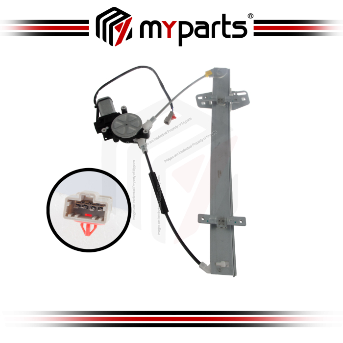 Myparts Fits Honda Accord CG CK S84 Sedan 1998~2002 | Front Electric Power Door Window Regulators (With 4 Pins Motor)| RH RHS Right Hand (Driver)