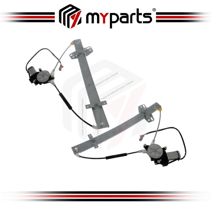 Myparts Fits Honda Accord CG CK S84 Sedan 1998~2002 | Front Electric Power Door Window Regulators | Set LH Left (2Pins Motor) + RH Right (4Pins Motor