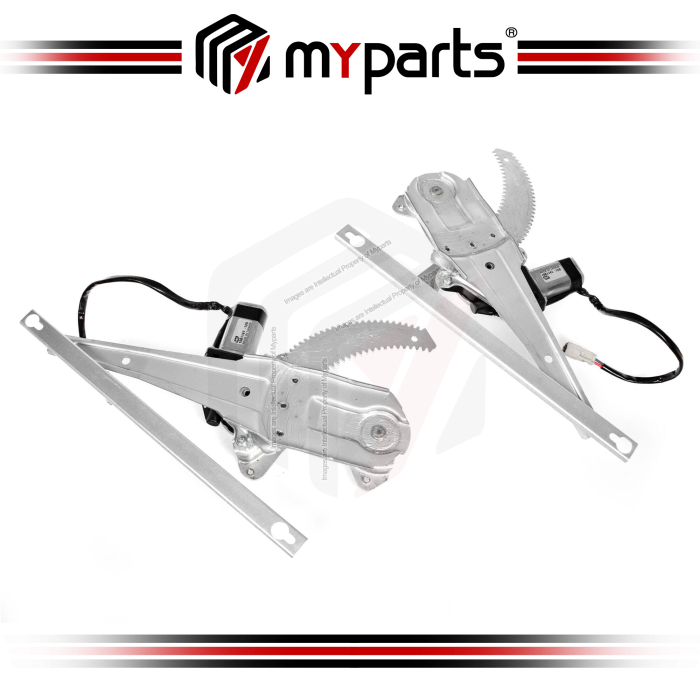 Door Window Regulator Rear (With 2 Pins Motor) (Set LH+RH)