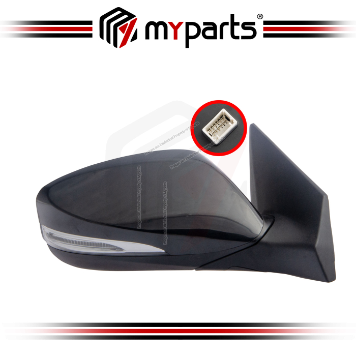 TYC Hyundai Elantra 2011~2015 (With Auto Flip) Electric Power Side Door Mirror With Signal Lamp | RH Right Hand (Driver Side)