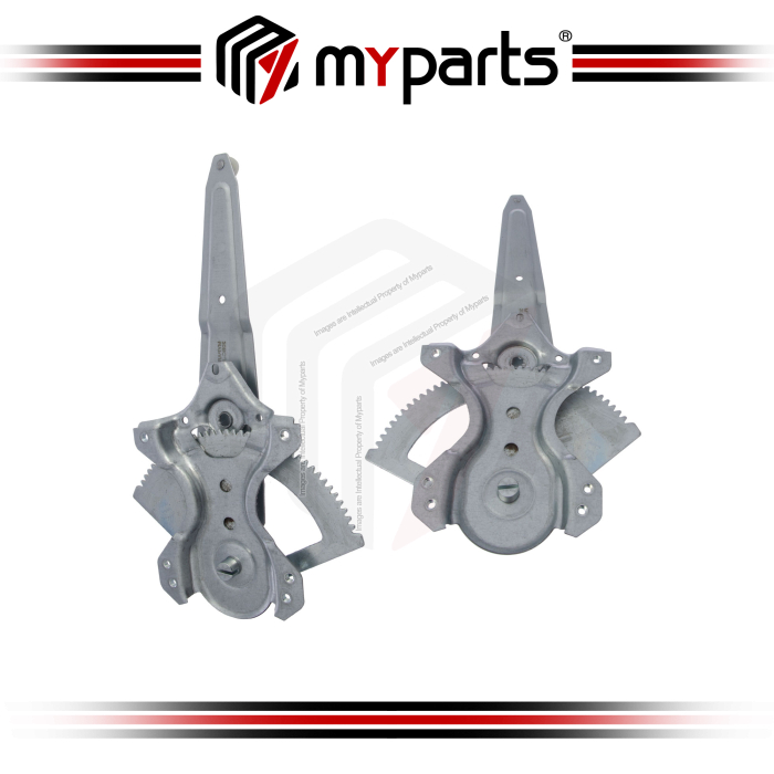 Myparts Toyota Fortuner AN50/60 2005~2015 | REAR (No Motor) Electric Window Gear Regulator Door | Set LH Left Hand Side + RH Right Hand Side