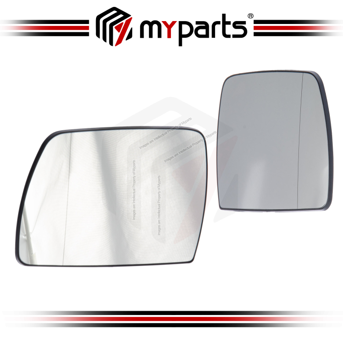 Myparts BMW X3 Series E83 Wagon 2004~2010 Heated Clear Side Door Mirror Glass (Aspherical) | Pair LH LHS Left Hand + RH RHS Right Hand