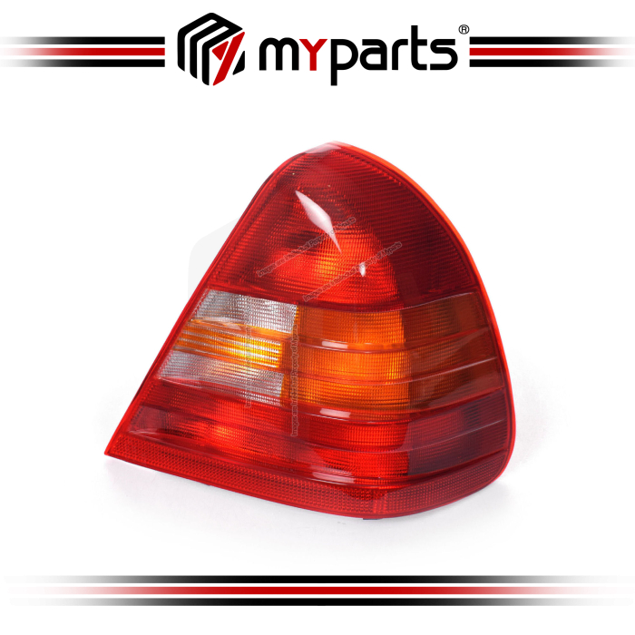 TYC Fits Mercedes Benz C Class W202 Sedan 1994~1997 | Taillight Tail Light Rear Lamp (Middle Amber Lens) | RH RHS Right Hand (Driver Side)