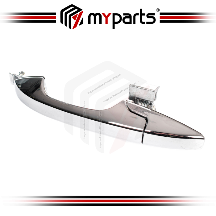 Myparts Fits Honda CRV CR-V RE SWA 2007~2012 | FRONT Outer OUTER Door Handle (Chrome No Key Hole) | LH LHS Left Hand (Passenger Side)