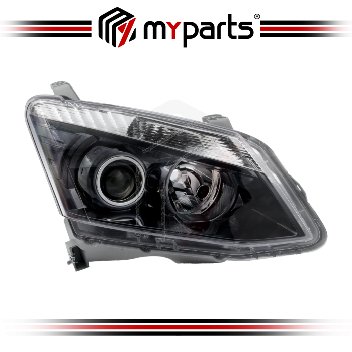 TYC Isuzu Dmax 2013~2016 RT HeadLamp HeadLight Head Light Head Lamp Front (Projector Bluish Chrome) Lampu Besar Depan | RH RHS Right Hand