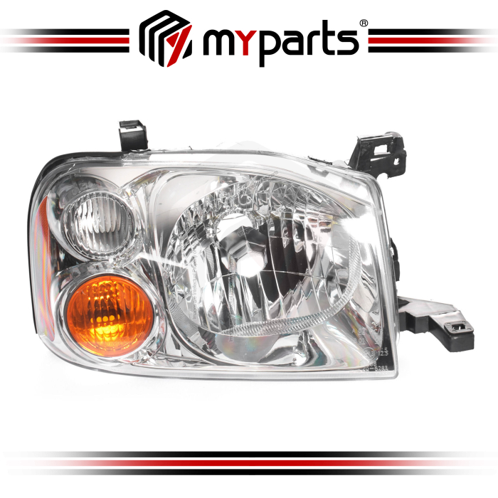 TYC Fits Nissan Frontier UTE D22 2004~2015 | Headlight Head Light Front Lamp (Chrome) | RH RHS Right Hand (Driver Side)