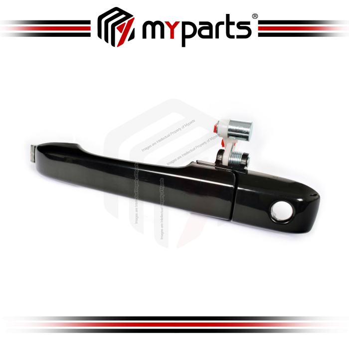 Myparts Fits Honda CRV CR-V RD S9A 2001~2006 | FRONT Outer Door Handle (Smooth Black) | LH LHS Left Hand (Passenger Side)