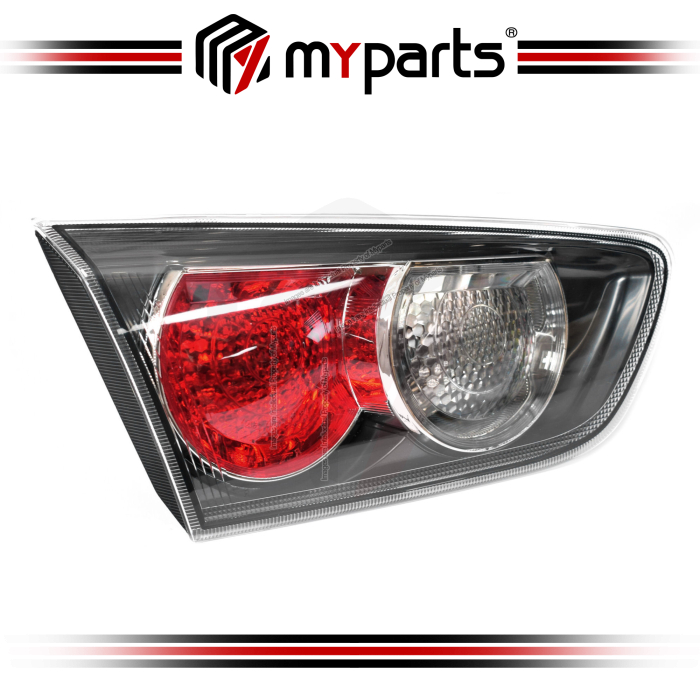 TYC Fits Proton Inspira CJ 2010~2015 | Inner Taillight Tail Light Boot Lid Trunk Rear Lamp (Black Bezel) | LH LHS Left Hand (Passenger Side)