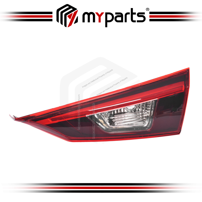 Myparts Fits Mazda 3 Skyactiv BM BN 2013~2019 4Door Sedan | Inner Taillight Boot Lid Tail light Rear Lamp LED Type | RH RHS Right Hand (Driver Side)