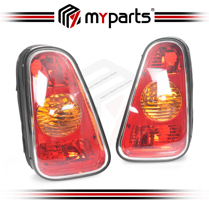 TYC Fits Mini Cooper R50 R53 2002~2004 Hard Top | Taillight Tail Light Rear Lamp | Set Pair Of LH LHS Left Hand + RH RHS Right Hand