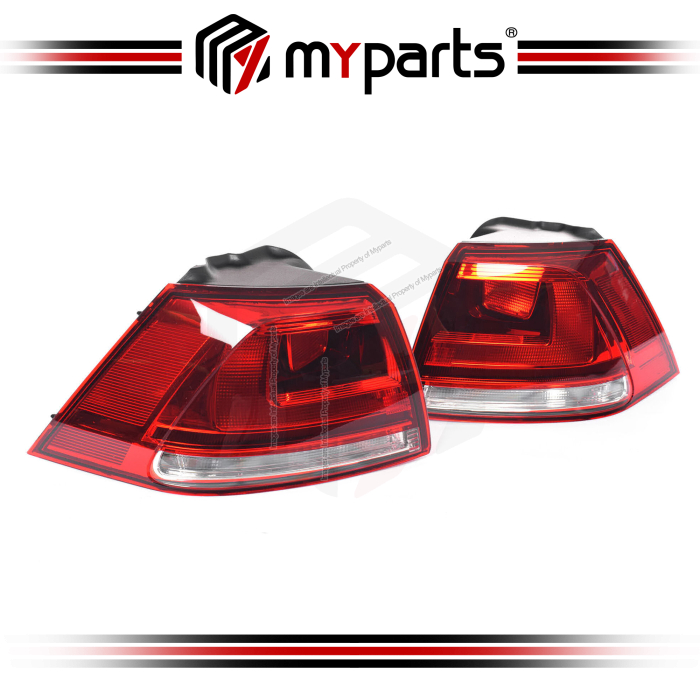 Tail Light Outer Tinted Red No LED (Set LH+RH)