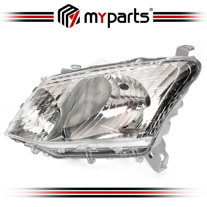 TYC Fits Izuzu D-Max Dmax 2012~2016 EX / SX / SX High Ride | Headlight Head Light Front Lamp (Chrome NON Projector) | LH Left Hand (Passenger Side)
