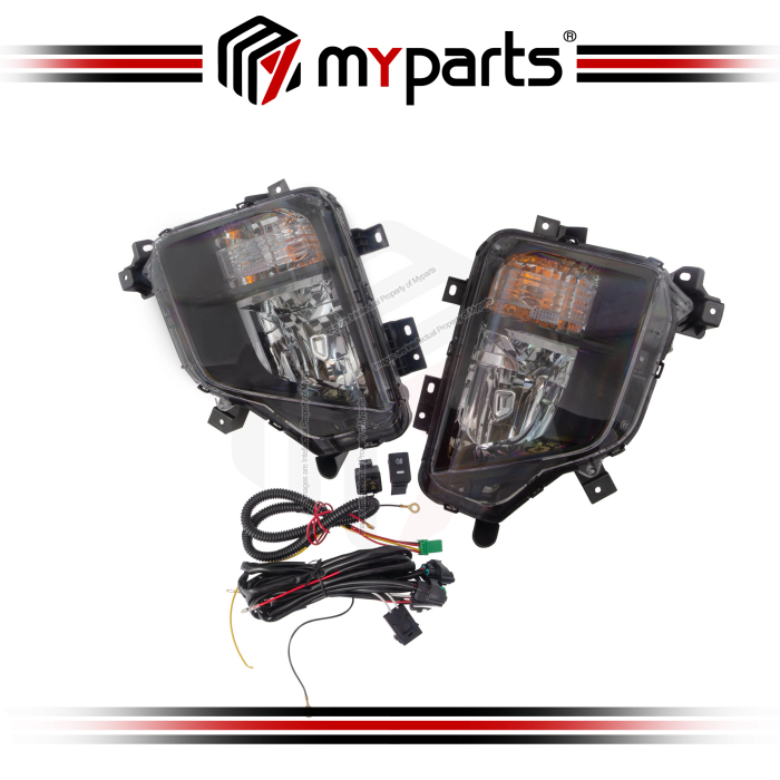 Fog Lamp Set (Included Wiring And Switch)