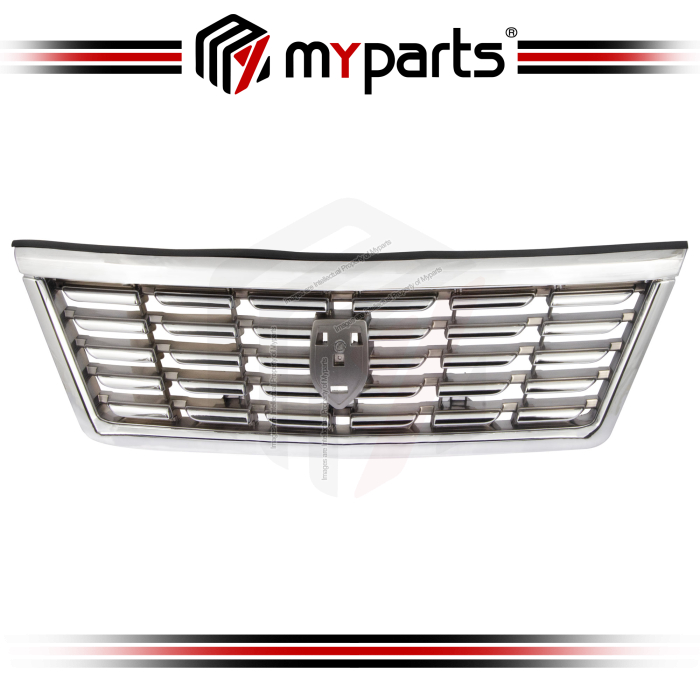 Myparts Fits Jin Bei Van Model 2002-2011 Front Main Grille Grill (Chrome Silver)  | 1 Unit