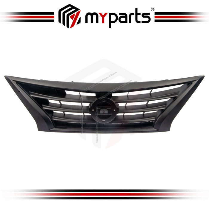 Myparts Fits Nissan Almera N17 2rd 3rd Model 2014-2019 (Chrome) Front Radiator Main Grille Grill | 1 Unit