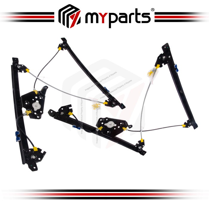 Myparts Fits Citroen DS7 Crossback 2017-2026 FRONT (No Motor) Power Electric Window Gear Regulator | LH Left Hand Side + RH Right Hand Side