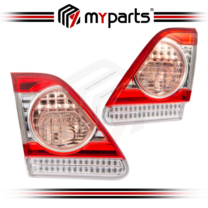 Myparts Toyota Corolla Altis Sedan E140 Series 2 2010-2013 | Taillight Tail Inner Trunk Boot Light Rear Lamp | Pair of LH Left Hand + RH Right Hand