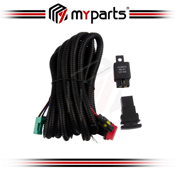 Myparts Fits Toyota Corolla Altis E172 2013-2019 Fog Lamp Light Spot Driving Lamp Wiring Switch | 1 Complete Set