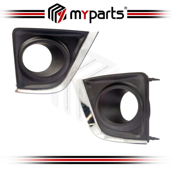 Myparts Fits Toyota Altis ZRE172 Pre-Facelift 2013-2016 Fog Lamp Cover (With Hole) | Set LH Left Hand+ RH Right Hand