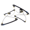 Myparts Fits Citroen DS5 4Door 2011-2018 FRONT Power Window Gear Regulator Door (No Motor) |  Set LH Left Hand Side + RH Right Hand Side