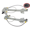 Myparts Honda Civic FC 2016-2021 (2 Pins Motor) REAR Power Electric Window Gear Regulator | Pair LH Left Hand (Passenger) + RH Right Hand (Driver)