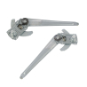 Myparts Fits Toyota Landcruiser J70 LJ70 HZJ75 1985-2007 | FRONT Manual Door Window Regulator| Set Pair Of LH LHS Left Hand + RH RHS Right Hand