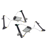 Door Window Regulator  (Cabriolet) (No Motor With Panel) (Set LH+RH)