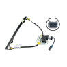 Front Door Window Regulator (Electric With Motor)