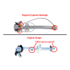 Door Window Regulator REAR (With 2 Pins Motor) (Set LH+RH)