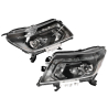 Head Light With LED (Manual Adjust, Black) (Set LH+RH)