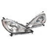 Head Light (Silver Chrome) (Set LH+RH)