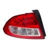 Tail Light Red And Clear Lens