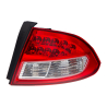 Tail Light Red And Clear Lens