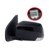 Side Door Mirror (Black, With Lamp, With Auto Flip)