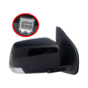 Side Door Mirror (Black, With Lamp, With Auto Flip)