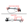 Door Window Regulator Front (With 6 Pins Motor)