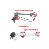 Door Window Regulator Rear (With 2 Pins Motor) (Set LH+RH)