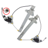 Door Window Regulator Front (With Motor) (Set LH+RH)
