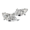 Head Light (Full Chrome Reflector) (Set LH+RH)