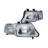 Head Light  (Frosted Lines Lens) (Set LH+RH)