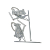 Door Window Regulator Front (No Motor) (Set LH+RH)