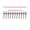 Window Regulator Rivet (For Door Panel = 11 Pcs)