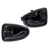 Door Handle Inner Front (Black) (Set LH+RH)