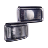 TYC Volvo 8-50 1992-1996 (Smoke Clear) Flasher Fender Side Light Turn Indicator Lamp | Set LH Left + RH Right