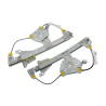 Myparts  Volvo S80 1999-2006 | Rear (No Motor) Power Window Gear Regulator Door | Set LH Left Hand Side + RH Right Hand side