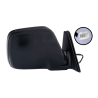 TYC Fits Toyota Landcruiser 80 Series 1990-1998 | Electric Power Door Mirror (Flat Glass) Black | RH RHS Right Hand (Driver Side)