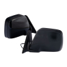 TYC Fits Toyota Landcruiser 80 Series 1990-1998 | Electric Power Door Mirror (Flat Glass) Black | Pair LH Left (Passenger) + RH Right (Driver)